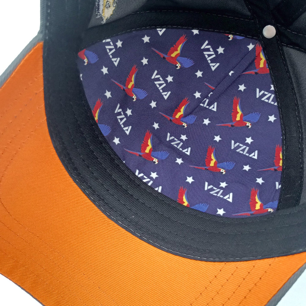VZLA 15 (Gris Carbón y Naranja)